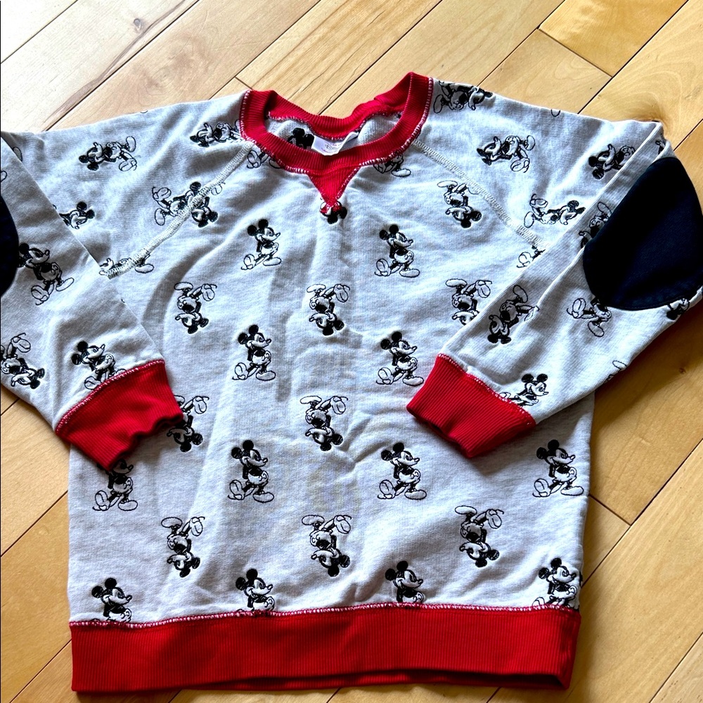 Hanna Andersson Disney Mickey Mouse Knit Sweatshirt